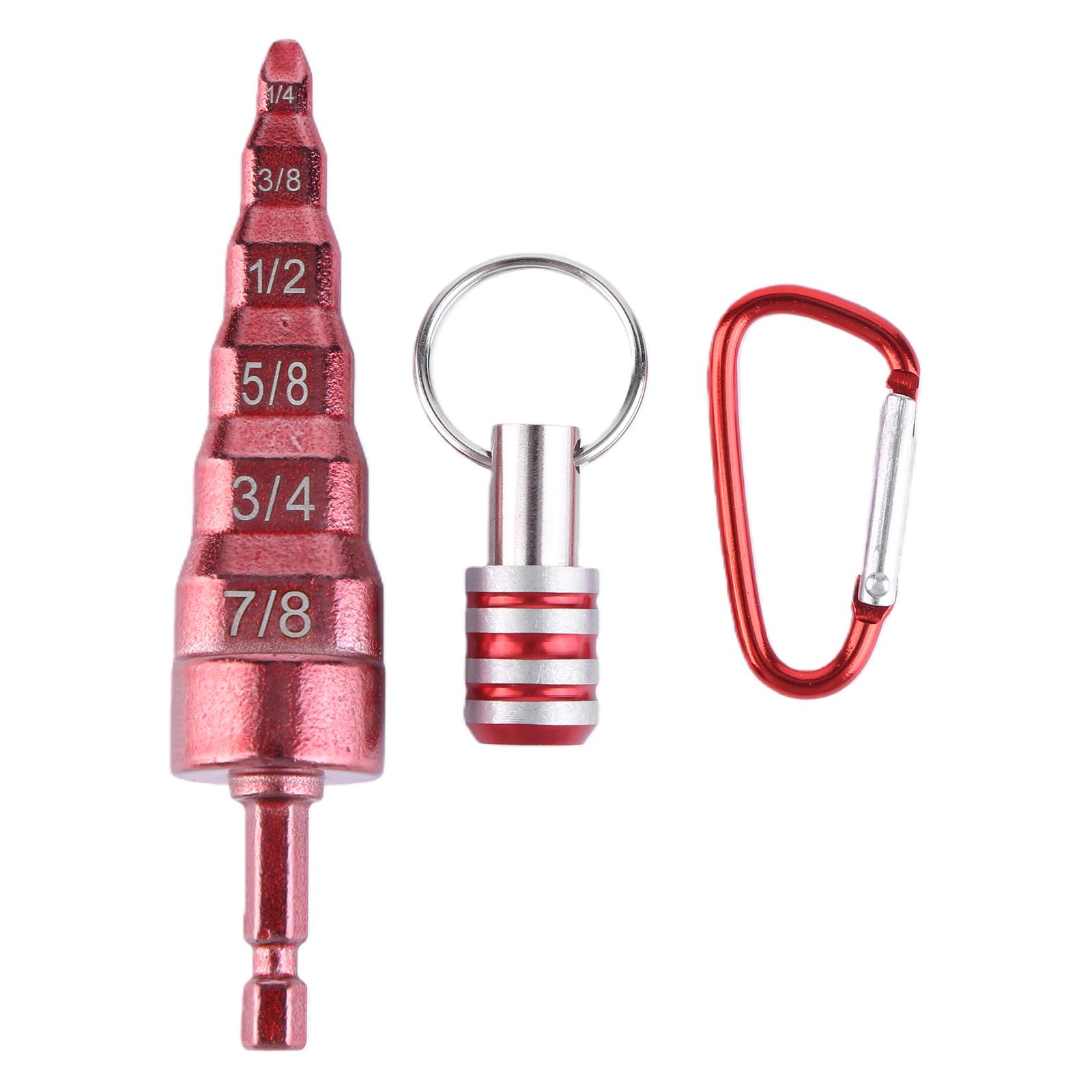 6 In 1 Copper Swaging Tool with Drill Bit Holder & Carabiner Swage HVAC Tool Reaming Step Drill for 1/4 3/8 1/2 5/8 3/4 7/8 Tube червоний
6 In 1 Copper Swaging Tool with Drill Bit Holder & Carabiner Swage HVAC Tool Reaming Step Drill for 1/4 3/8 1/2 5/8 3/4 7/8 Tube червоний