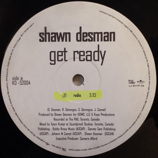 12inch Record SHAWN DESMAN - Get Ready KD52004 UOMO Internatio 2002 Canada Soul/Funk Used
12inch Record SHAWN DESMAN - Get Ready KD52004 UOMO Internatio 2002 Canada Soul/Funk Used