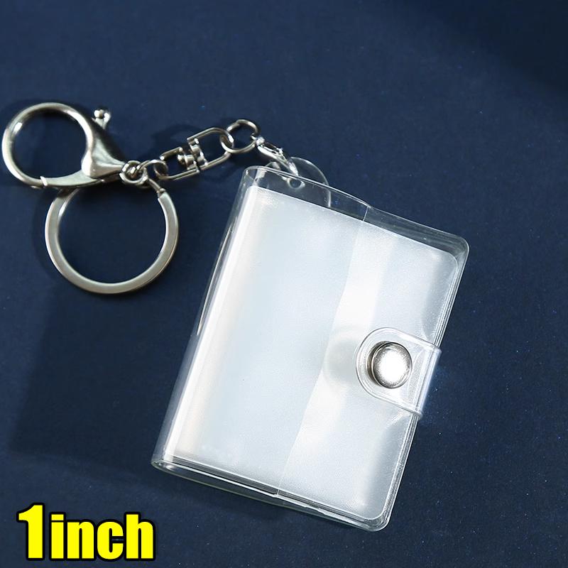 1/2-inch Holder Pockets Photo Transparent DIY Mini Photo Album Keychain Portable Certificate Photo Storage Portable Key Ring
1/2-inch Holder Pockets Photo Transparent DIY Mini Photo Album Keychain Portable Certificate Photo Storage Portable Key Ring