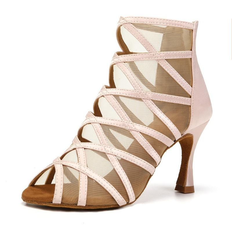 Sexy High Heels Adult Women Dance Boots Mesh Salsa Tango Latin Dance Modern Ballroom Dancing Shoes Heeled 9CM 41(25.5cm)
Sexy High Heels Adult Women Dance Boots Mesh Salsa Tango Latin Dance Modern Ballroom Dancing Shoes Heeled 9CM 41(25.5cm)