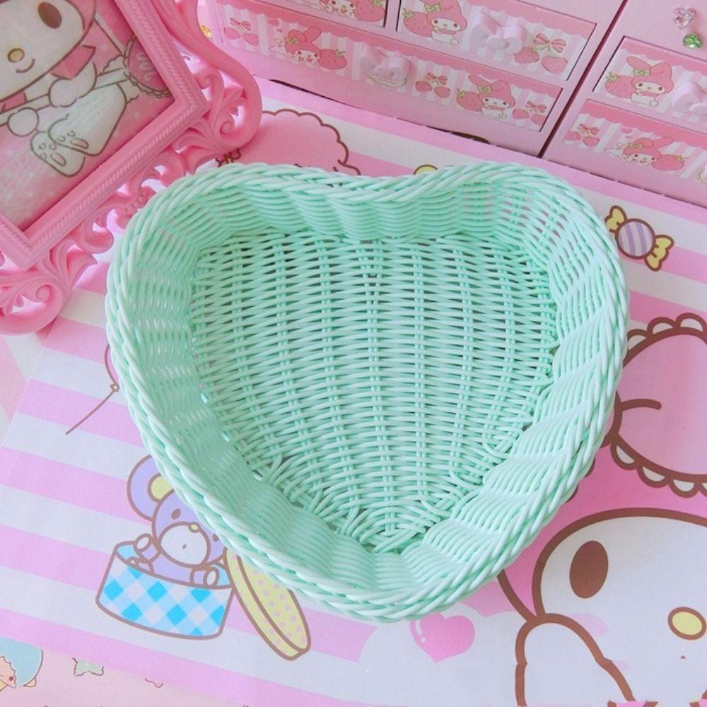 Pink Sweet Color Basket Plastic Sundries Organizer Durable Heart Shape Basket Home фиолетовый
Pink Sweet Color Basket Plastic Sundries Organizer Durable Heart Shape Basket Home фиолетовый