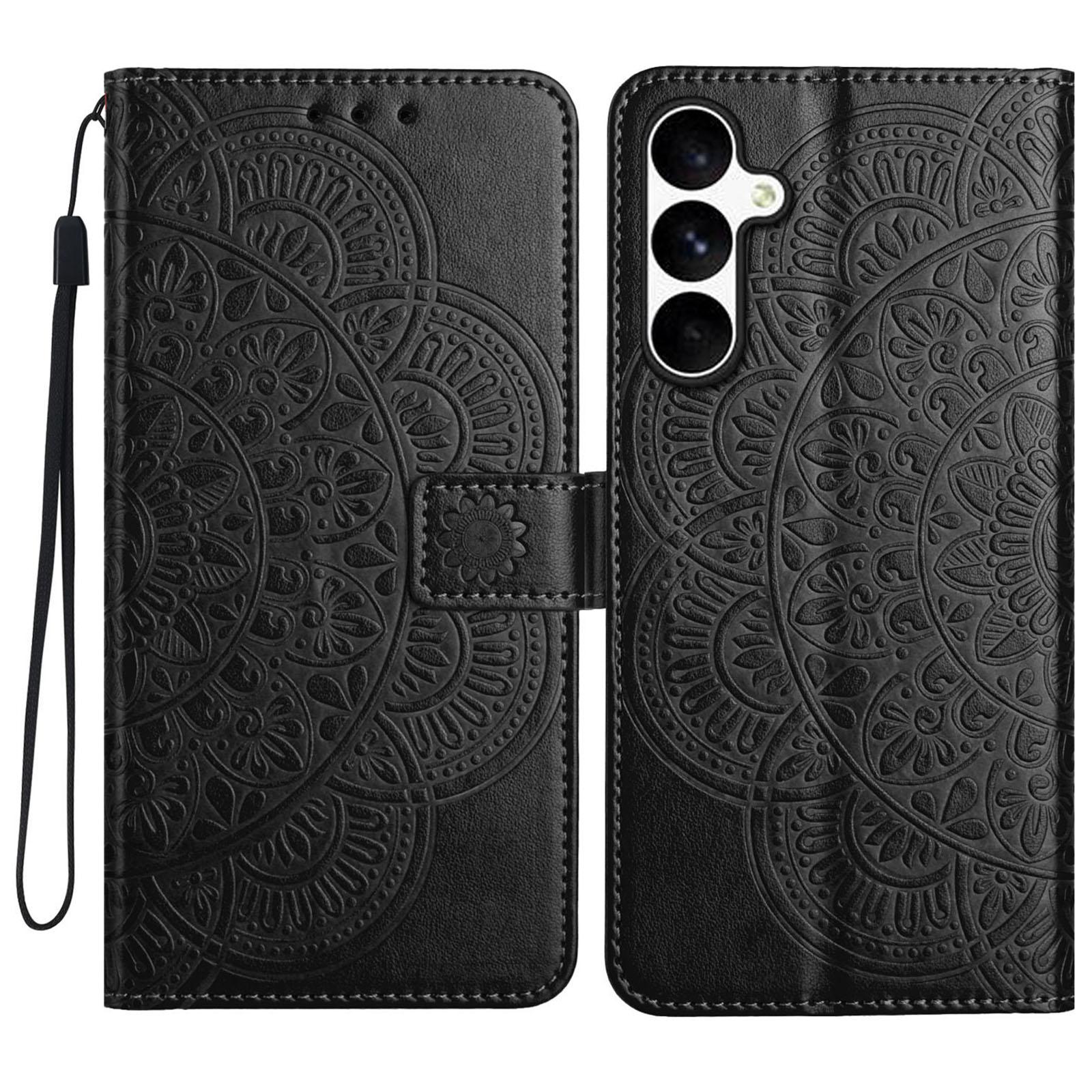 Для Samsung Galaxy A36 5G шкіряний чохол із слотами для карток із візерунком мандала, чохол-підставка для телефону Black
Для Samsung Galaxy A36 5G шкіряний чохол із слотами для карток із візерунком мандала, чохол-підставка для телефону Black