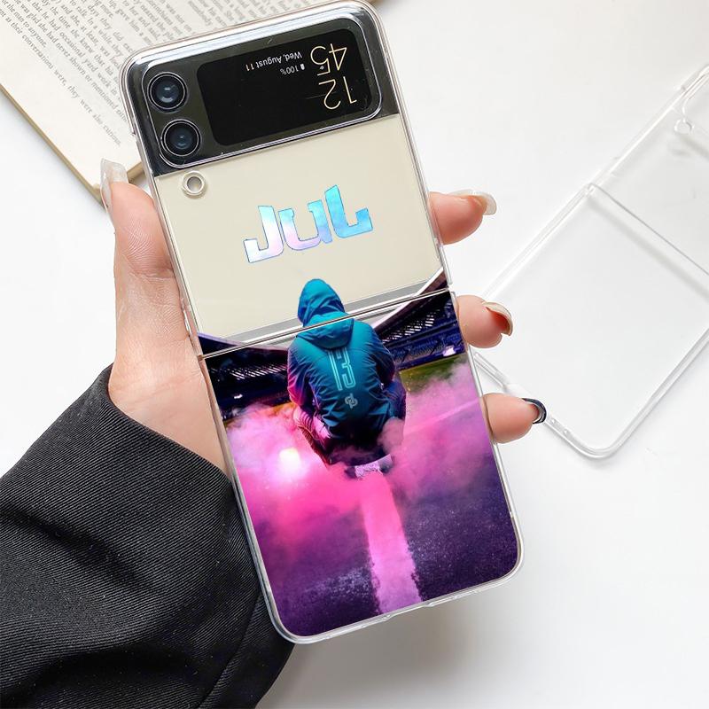 JuL Rapper Phone Case For Samsung Galaxy Z Flip 3 4 5 6 Transparent fold High Hard PC Shell For Galaxy Z Flip 3 5 6 Clear Cover Galaxy Z Flip 4
JuL Rapper Phone Case For Samsung Galaxy Z Flip 3 4 5 6 Transparent fold High Hard PC Shell For Galaxy Z Flip 3 5 6 Clear Cover Galaxy Z Flip 4