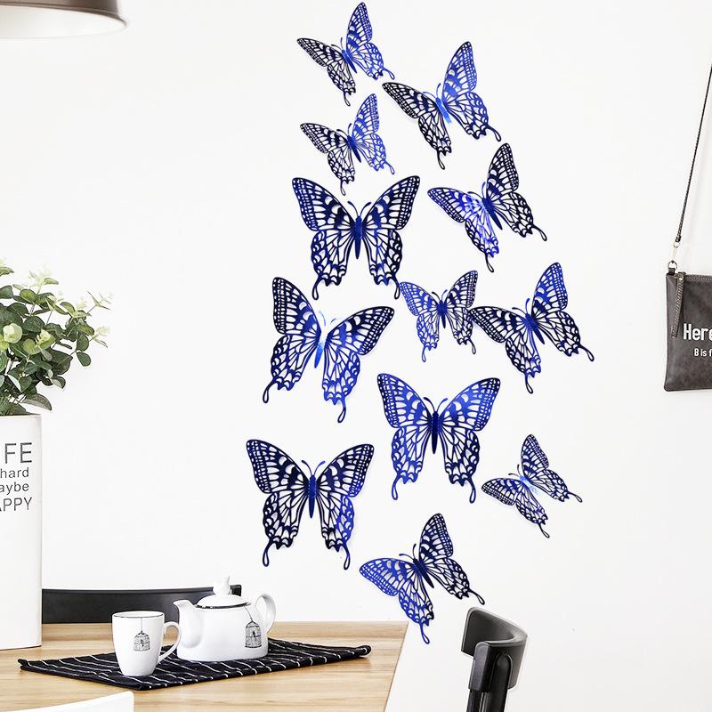 12 Pieces 3D Hollow Butterfly Wall Sticker Bedroom Living Room Home Decoration Paper Butterfly
12 Pieces 3D Hollow Butterfly Wall Sticker Bedroom Living Room Home Decoration Paper Butterfly