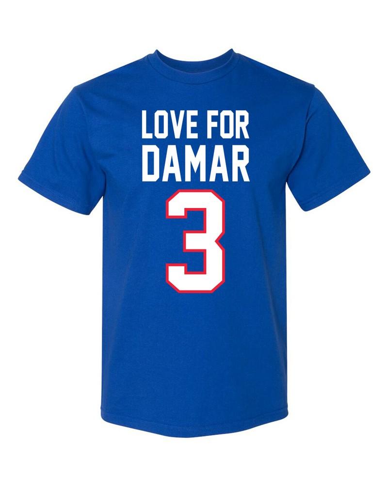 Love for Damar 3 T-Shirt Bills Pregame Warm Up Shirt Unisex T-Shirt XXXL
Love for Damar 3 T-Shirt Bills Pregame Warm Up Shirt Unisex T-Shirt XXXL