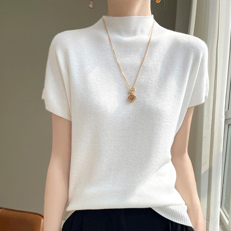 Женская трикотажная футболка, летняя трикотажная рубашка, футболки с коротким рукавом, пуловеры с круглым вырезом, трикотажные топы 2XL белый
Женская трикотажная футболка, летняя трикотажная рубашка, футболки с коротким рукавом, пуловеры с круглым вырезом, трикотажные топы 2XL белый