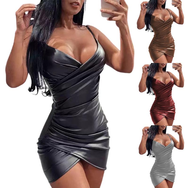 European & American Women s Ruched Wrap Bodycon Camisole for Nightclubs XL сірий колір
European & American Women s Ruched Wrap Bodycon Camisole for Nightclubs XL сірий колір