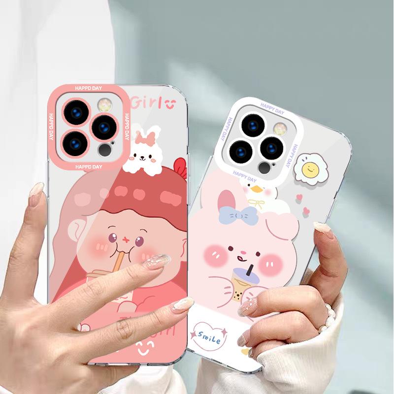Универсальный прозрачный чехол для Apple 15 Pro Bunny Fat Girl Mini Milk Tea 8/7/11/12/14, защищающий от падений. iPhone 13 Pro
Универсальный прозрачный чехол для Apple 15 Pro Bunny Fat Girl Mini Milk Tea 8/7/11/12/14, защищающий от падений. iPhone 13 Pro