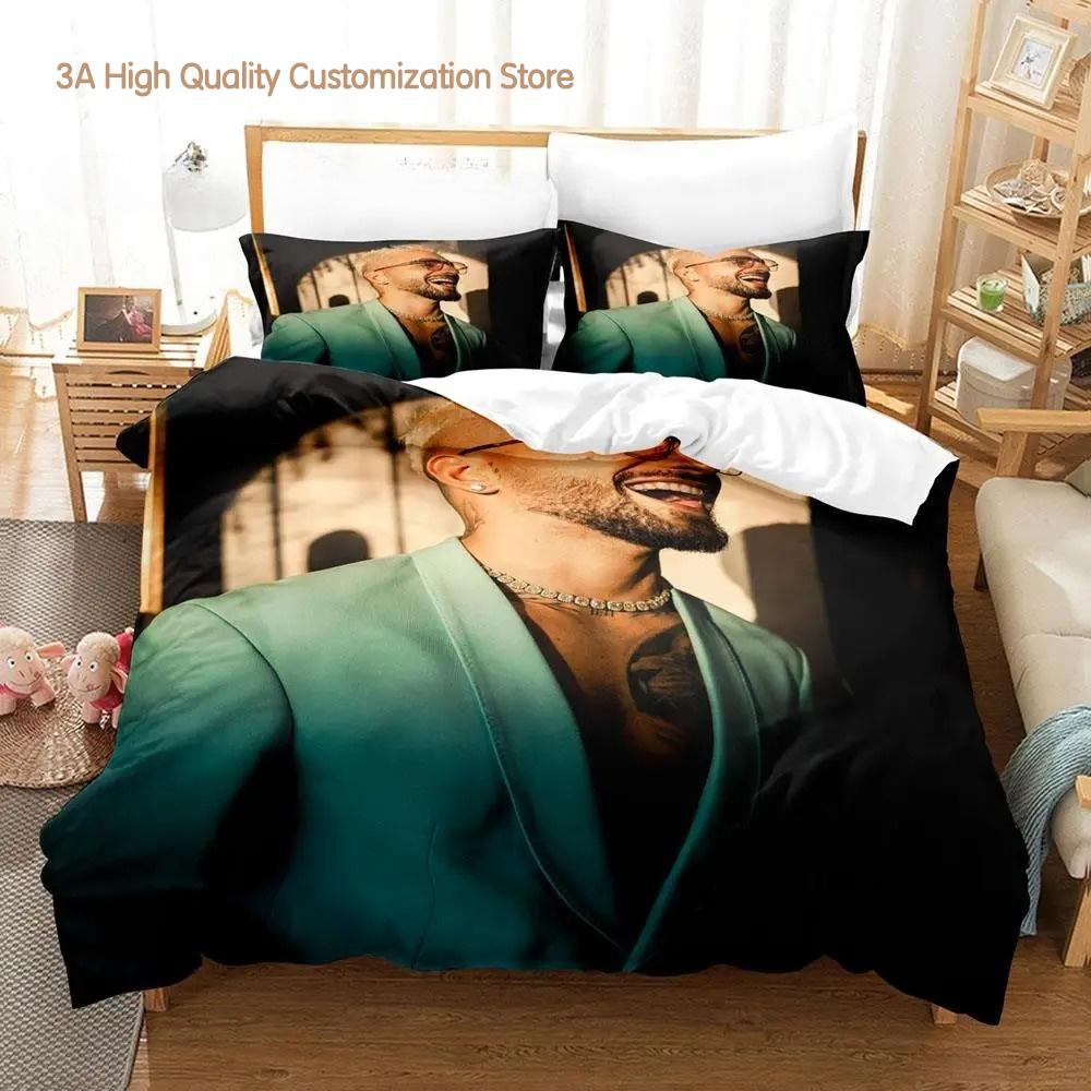 New Maluma Bedding Set Single Twin Full Queen King Size Bed Set Aldult Bedroom Duvetcover Sets 3D Print Hip Hop Bed Sheet Set 135x200cm
New Maluma Bedding Set Single Twin Full Queen King Size Bed Set Aldult Bedroom Duvetcover Sets 3D Print Hip Hop Bed Sheet Set 135x200cm