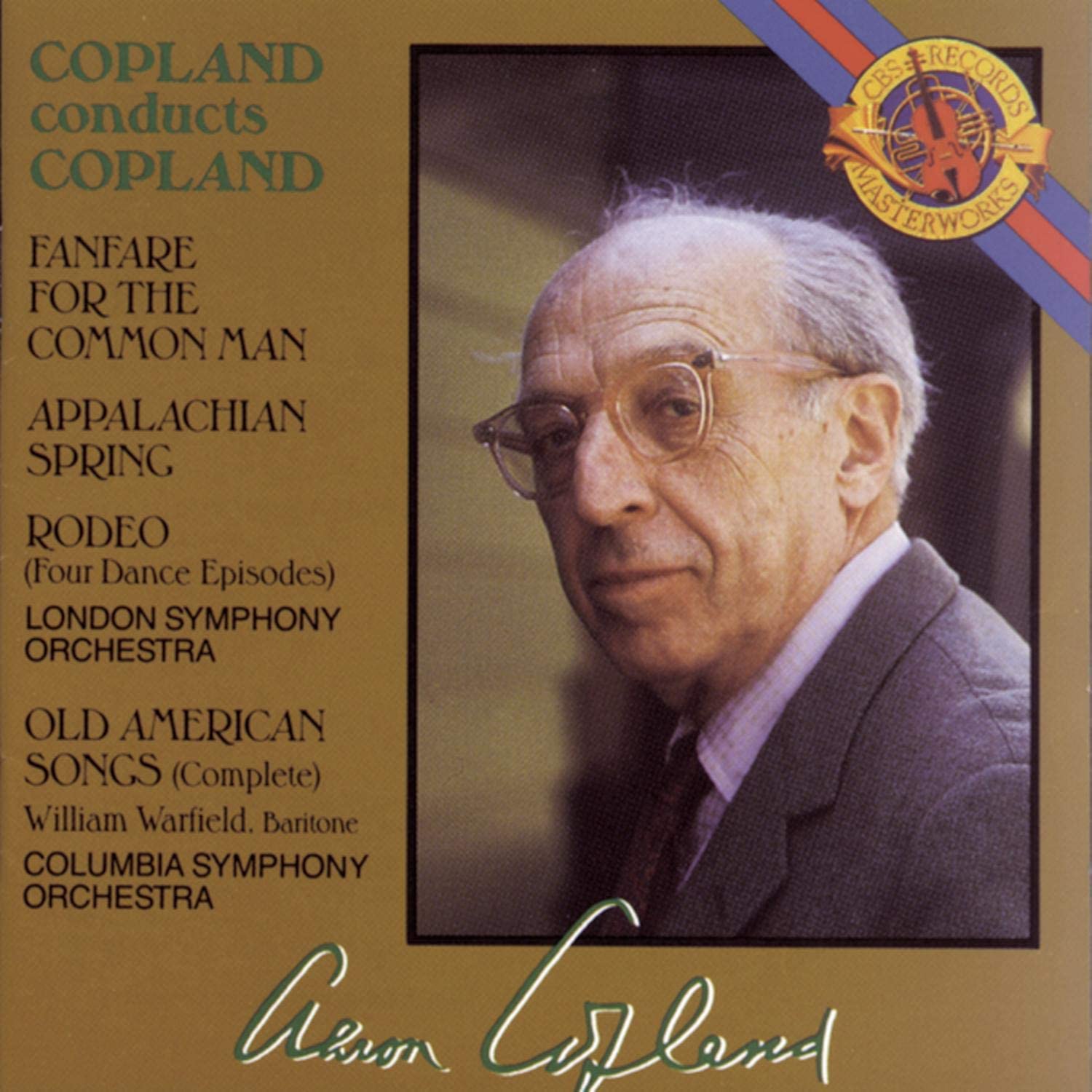 CD COPLAND, LONDON SYMPHONY; COLUMBIA - Copland conducts Copland - Appalach Non Japan Classical Used
CD COPLAND, LONDON SYMPHONY; COLUMBIA - Copland conducts Copland - Appalach Non Japan Classical Used