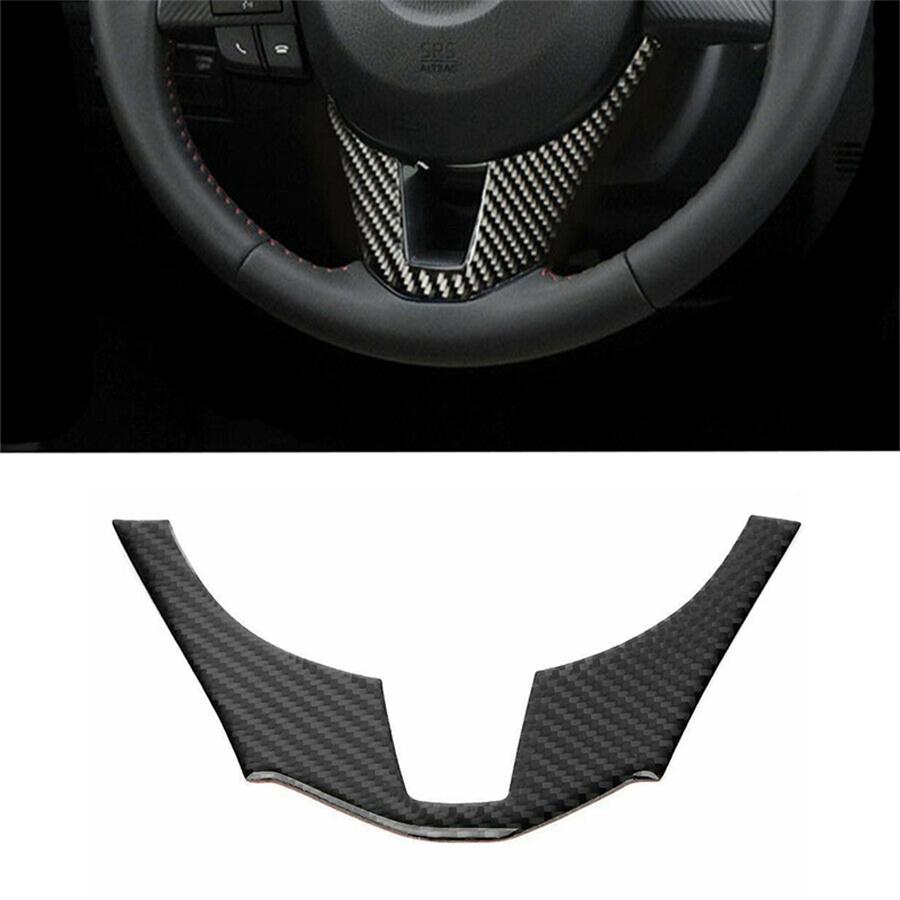 Carbon Fiber Style Interior Steering Wheel Trim Cover Fit For Mazda 3 Axela 2014-2017
Carbon Fiber Style Interior Steering Wheel Trim Cover Fit For Mazda 3 Axela 2014-2017