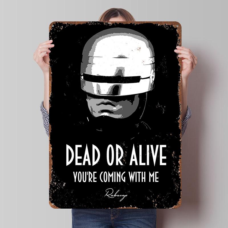 Robocop Metal Poster Customized Wall Art Retro Vintage Tinplate Signs for Interior Decoration Living Room Decor Men Wand Deko 7.9x11.8In(20x30cm)
Robocop Metal Poster Customized Wall Art Retro Vintage Tinplate Signs for Interior Decoration Living Room Decor Men Wand Deko 7.9x11.8In(20x30cm)