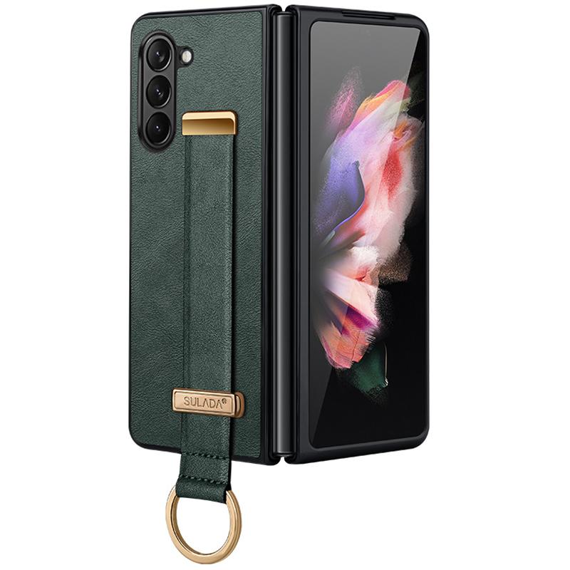 Fashion Series for Samsung Galaxy Z Fold6 5G Case Strap Kickstand Leather+PC Phone Cover Green
Fashion Series for Samsung Galaxy Z Fold6 5G Case Strap Kickstand Leather+PC Phone Cover Green