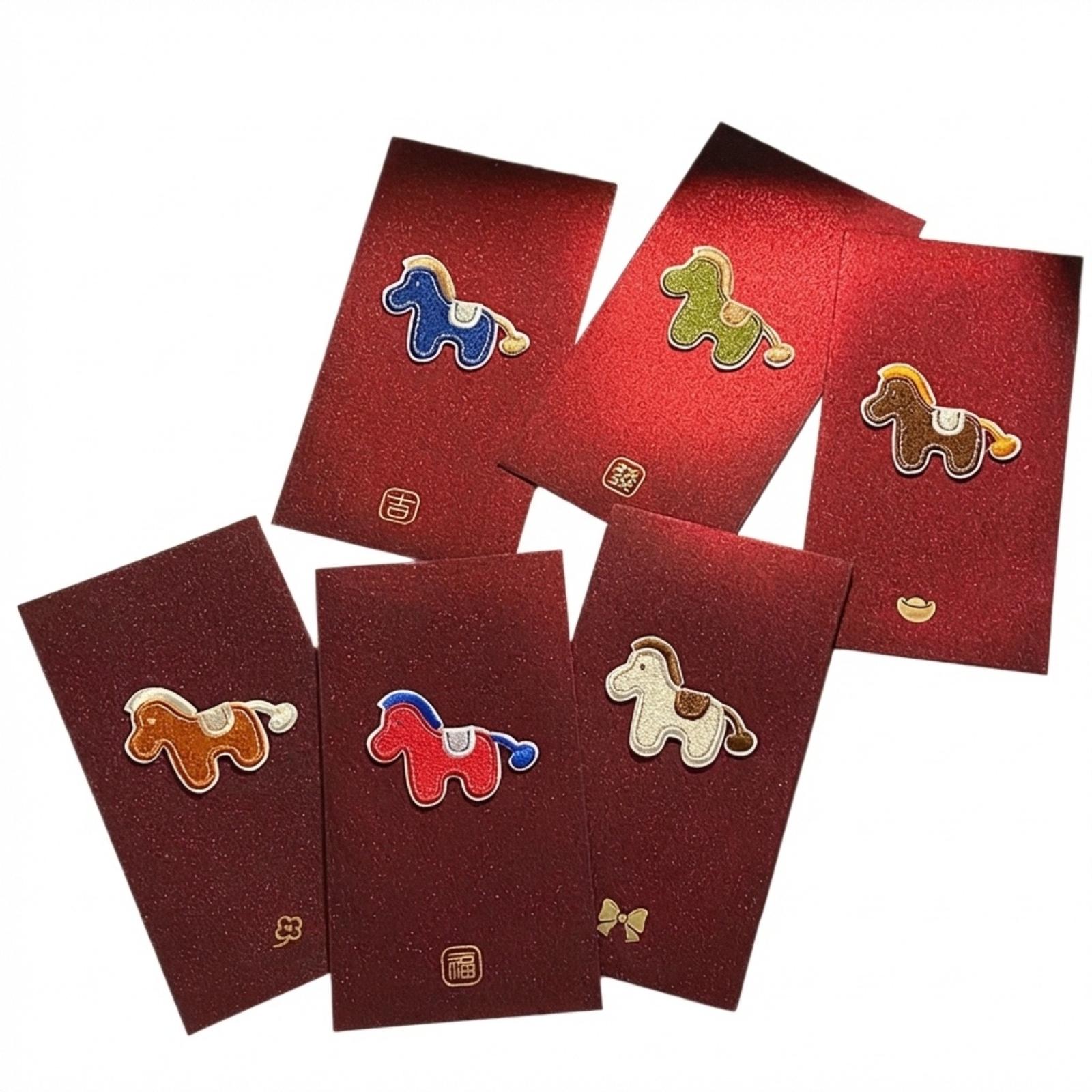 Red Envelope Money Bag, Embroidered Small Horse Festival Wallet, Gift Decorations, Horse-shaped Red Envelope Paper(6pcs/set) one size белый
Red Envelope Money Bag, Embroidered Small Horse Festival Wallet, Gift Decorations, Horse-shaped Red Envelope Paper(6pcs/set) one size белый