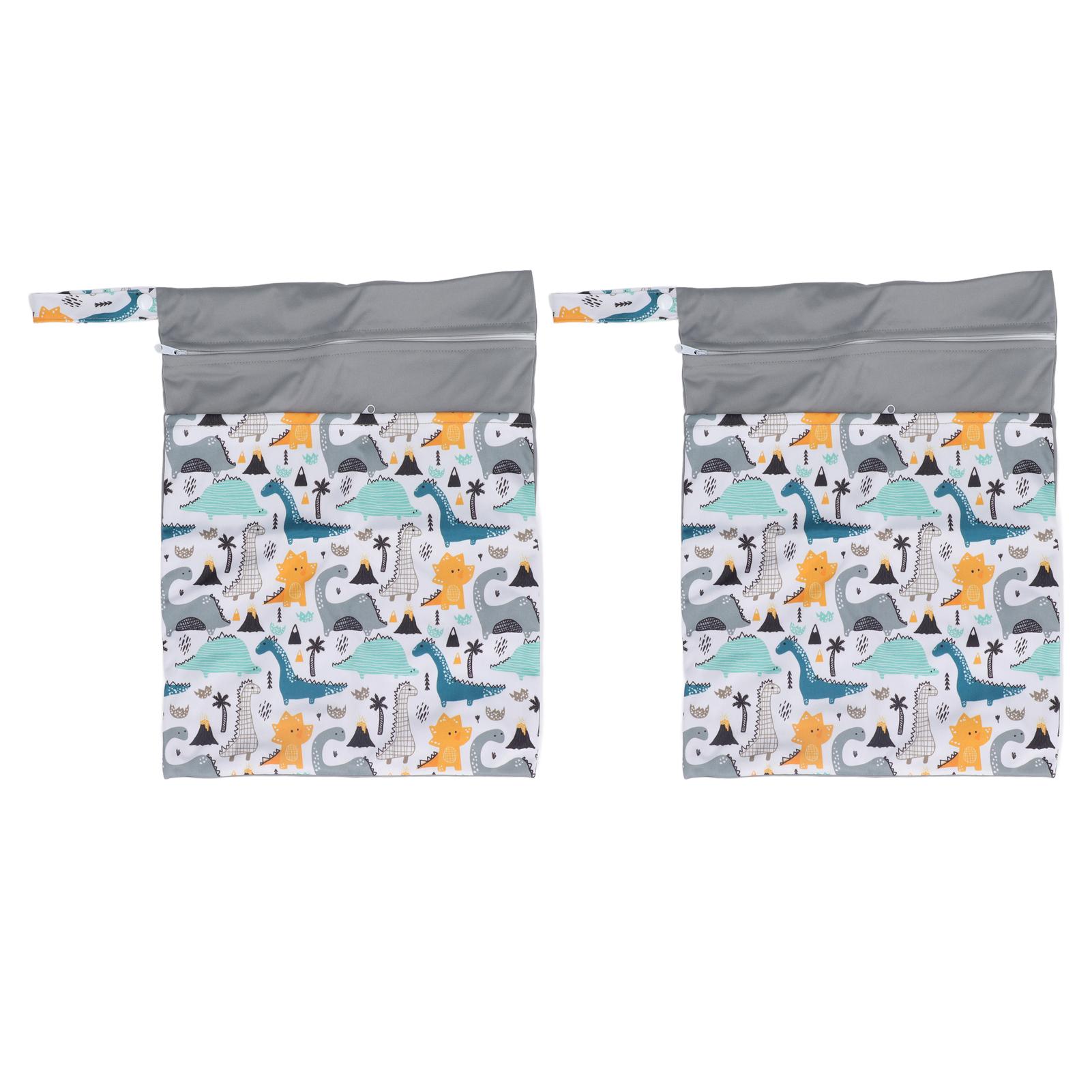 2PCS Diaper Storage Bag 30x40cm Dual Pocket Design PUL Waterproof Fabric Diaper Wet Dry Bag T24
2PCS Diaper Storage Bag 30x40cm Dual Pocket Design PUL Waterproof Fabric Diaper Wet Dry Bag T24