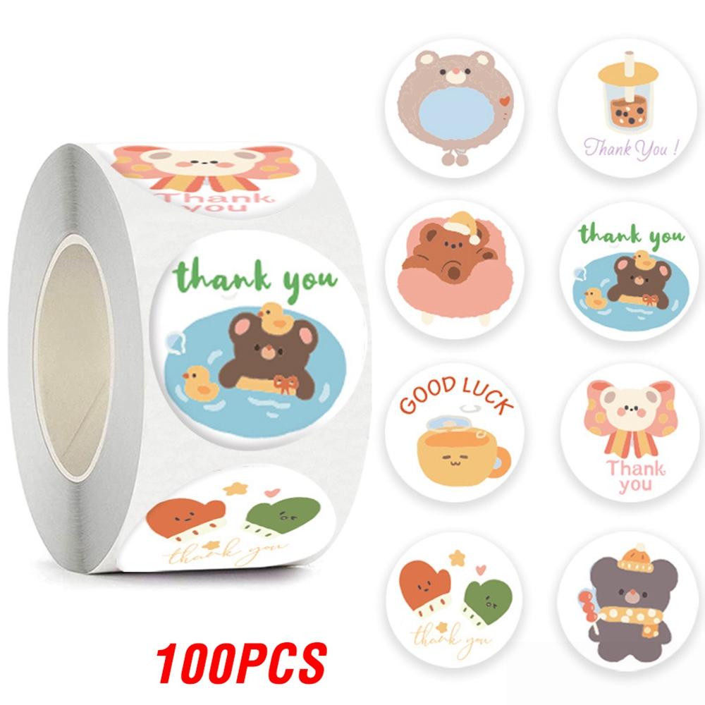 100-500pcs Cartoon Animals Sticker for Children 8 Designs Cute Thank You Scrapbooking Stationery Sealing Labels Rewards Stickers
100-500pcs Cartoon Animals Sticker for Children 8 Designs Cute Thank You Scrapbooking Stationery Sealing Labels Rewards Stickers