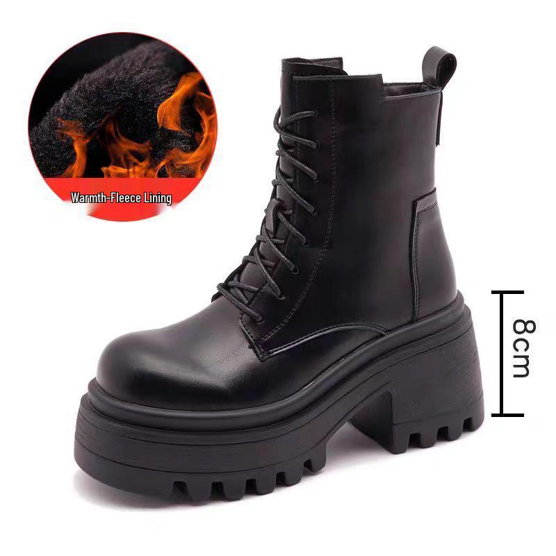 Жіночі косплей черевики Мартін з натуральної шкіри на товстій підошві, що збільшує зріст на 8 см, з флісовою підкладкою - корейський та британський стиль, новинка осінь/зима, маленький розмір 40
Жіночі косплей черевики Мартін з натуральної шкіри на товстій підошві, що збільшує зріст на 8 см, з флісовою підкладкою - корейський та британський стиль, новинка осінь/зима, маленький розмір 40