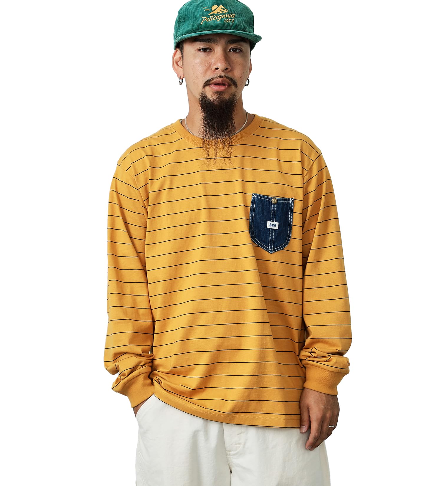 Lee Denim Pocket Лонгслив мужской Горчичный/Темно-синий
Lee Denim Pocket Лонгслив мужской Горчичный/Темно-синий