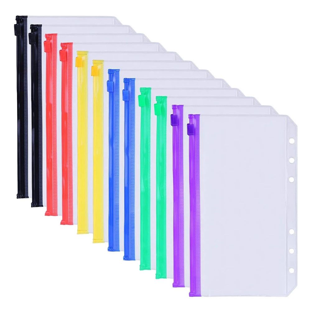 Pouch Notebook Binder Document Filing Bags A5/A6 Size Loose Leaf Bag Zipper Folders Binder Pockets A5
Pouch Notebook Binder Document Filing Bags A5/A6 Size Loose Leaf Bag Zipper Folders Binder Pockets A5