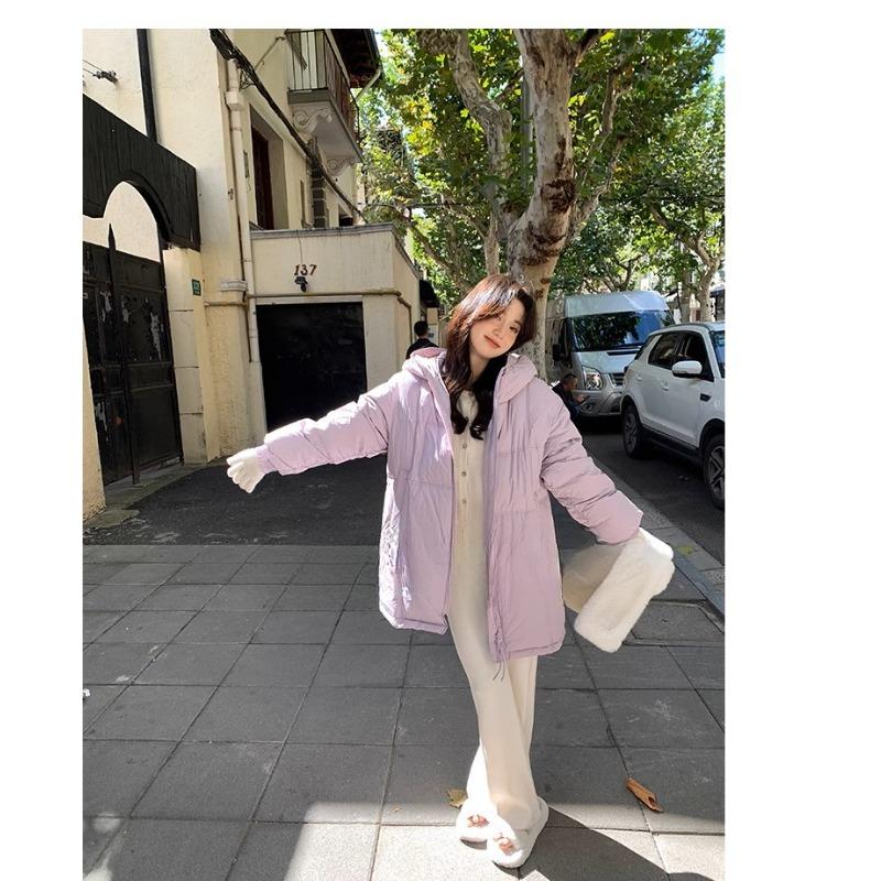 Куртка из пуха и хлопка, женская зимняя, средней и длинной длины, корейский стиль, модная короткая теплая куртка с капюшоном XXXL светло-фиолетовый
Куртка из пуха и хлопка, женская зимняя, средней и длинной длины, корейский стиль, модная короткая теплая куртка с капюшоном XXXL светло-фиолетовый