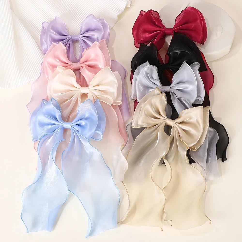Chiffon Bow Hair Clips Girls Blue Shining Satin Bowknot Hair Clips Ribbon Bow Barrette Sweet Hairpin Grip Ponytail Clip Headwear
Chiffon Bow Hair Clips Girls Blue Shining Satin Bowknot Hair Clips Ribbon Bow Barrette Sweet Hairpin Grip Ponytail Clip Headwear