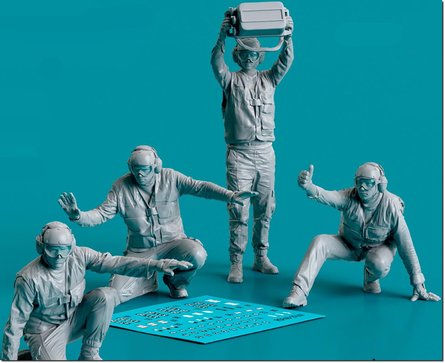 Reskit Aircraft Carrier Aircraft Maintenance Person Aircraft Right Side Pose 4 Pieces 3D Printer Kit 1/48 RSKF48-0047
Reskit Aircraft Carrier Aircraft Maintenance Person Aircraft Right Side Pose 4 Pieces 3D Printer Kit 1/48 RSKF48-0047