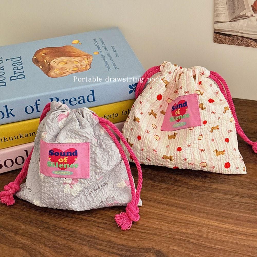 Drawstring Drawstring Storage Bag Portable Cartoon Makeup Bag Travel Essentials Style 7
Drawstring Drawstring Storage Bag Portable Cartoon Makeup Bag Travel Essentials Style 7