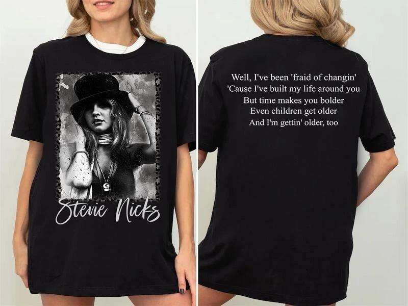 2026 Лето Женская Винтажная Футболка Stevie Nicks Хлопок и Дышащая Короткий Рукав Уличная Одежда Оверсайз Свободная Повседневная S
2026 Лето Женская Винтажная Футболка Stevie Nicks Хлопок и Дышащая Короткий Рукав Уличная Одежда Оверсайз Свободная Повседневная S