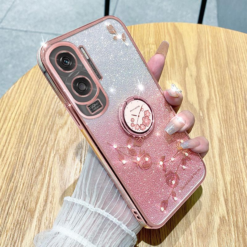 KADEM For Honor X50i 5G/Honor 90 Lite 5G Flower Decor TPU Cover Glitter Ring Kickstand Phone Case Shell Rose Gold
KADEM For Honor X50i 5G/Honor 90 Lite 5G Flower Decor TPU Cover Glitter Ring Kickstand Phone Case Shell Rose Gold
