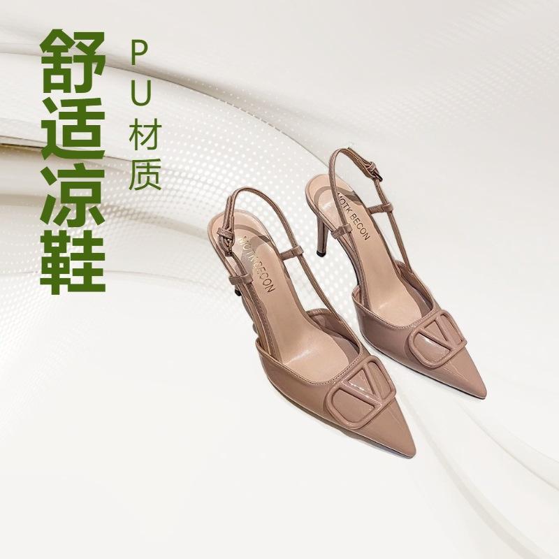 2024 new summer temperament high heels French stiletto pointed one word beautiful bag head sandals nude women s shoes 42
2024 new summer temperament high heels French stiletto pointed one word beautiful bag head sandals nude women s shoes 42
