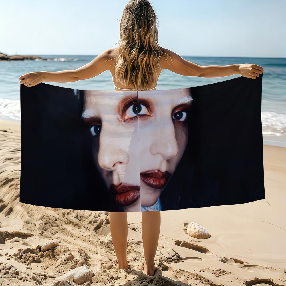 Hot Singer L-Lady Gaga Mayhem Towel Beach Towel Oversized Quick Dry Towel Absorbent Soft Swim BeachTowels for Men Women W40*H60(CM)
Hot Singer L-Lady Gaga Mayhem Towel Beach Towel Oversized Quick Dry Towel Absorbent Soft Swim BeachTowels for Men Women W40*H60(CM)