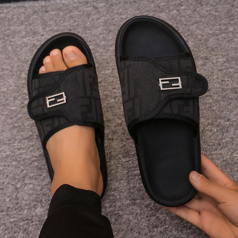 New simple thick-bottomed casual Velcro high-end feeling shit stepping on cool slippers 39 чёрный
New simple thick-bottomed casual Velcro high-end feeling shit stepping on cool slippers 39 чёрный