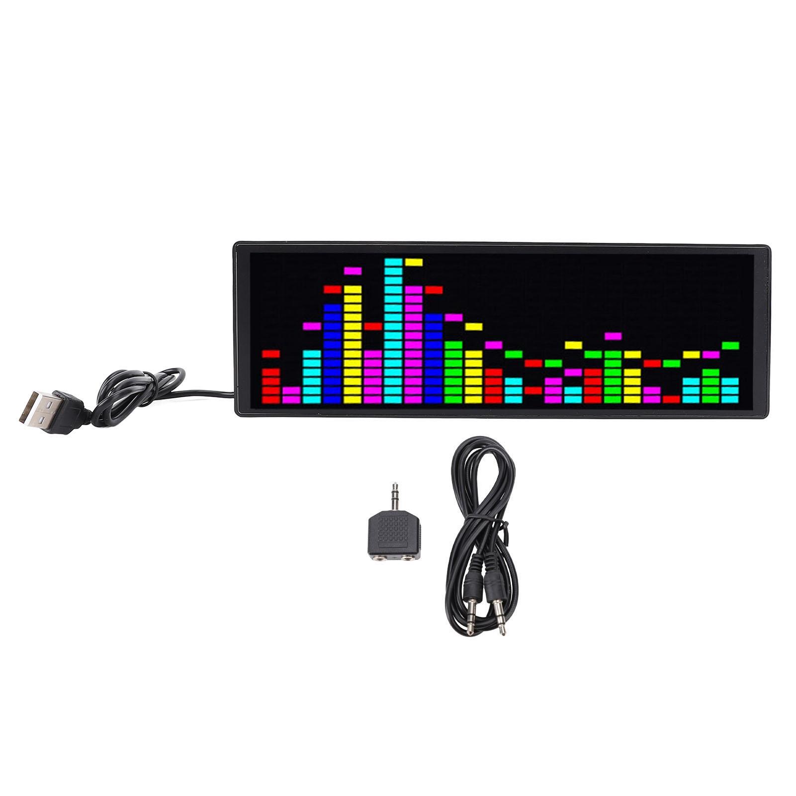 Светодиодный дисплей музыкального спектра 16x24RGB, улавливатель ритма, окружающий свет, электронные часы, 12 динамических и 7
Светодиодный дисплей музыкального спектра 16x24RGB, улавливатель ритма, окружающий свет, электронные часы, 12 динамических и 7