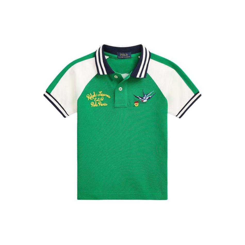 Polo Ralph Lauren Polo Shirt Ss24 Bird Letter Pattern Embroidery Straight Casual Short Sleeve Kids tops Green CWPOKNIY8021106-300 L 
Polo Ralph Lauren Polo Shirt Ss24 Bird Letter Pattern Embroidery Straight Casual Short Sleeve Kids tops Green CWPOKNIY8021106-300 L