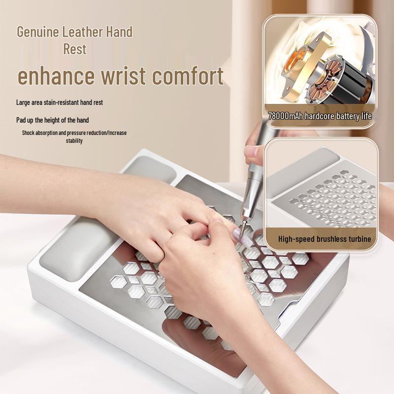 Low-Noise Brushless Turbine Nail Dust Collector with High Suction and Hand Rest рожевий
Low-Noise Brushless Turbine Nail Dust Collector with High Suction and Hand Rest рожевий
