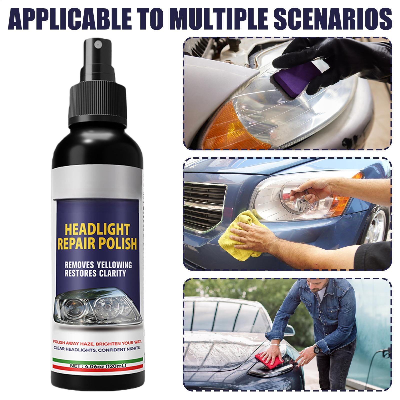 Automotive Headlight Restoration Kits 120ml Refurbishing Spray With Sponge Headlight Cleaning Kit For SUV Motorcycle Truck Home CHINA
Automotive Headlight Restoration Kits 120ml Refurbishing Spray With Sponge Headlight Cleaning Kit For SUV Motorcycle Truck Home CHINA