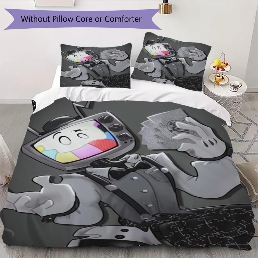 Mr. Puzzles Smg4 Pattern Bedding uilt Set uilt Cover Pillowcase Home Decoration Birthday Gift (1 * duvet cover + 2 * pillowcase without core)92 135x200cm
Mr. Puzzles Smg4 Pattern Bedding uilt Set uilt Cover Pillowcase Home Decoration Birthday Gift (1 * duvet cover + 2 * pillowcase without core)92 135x200cm