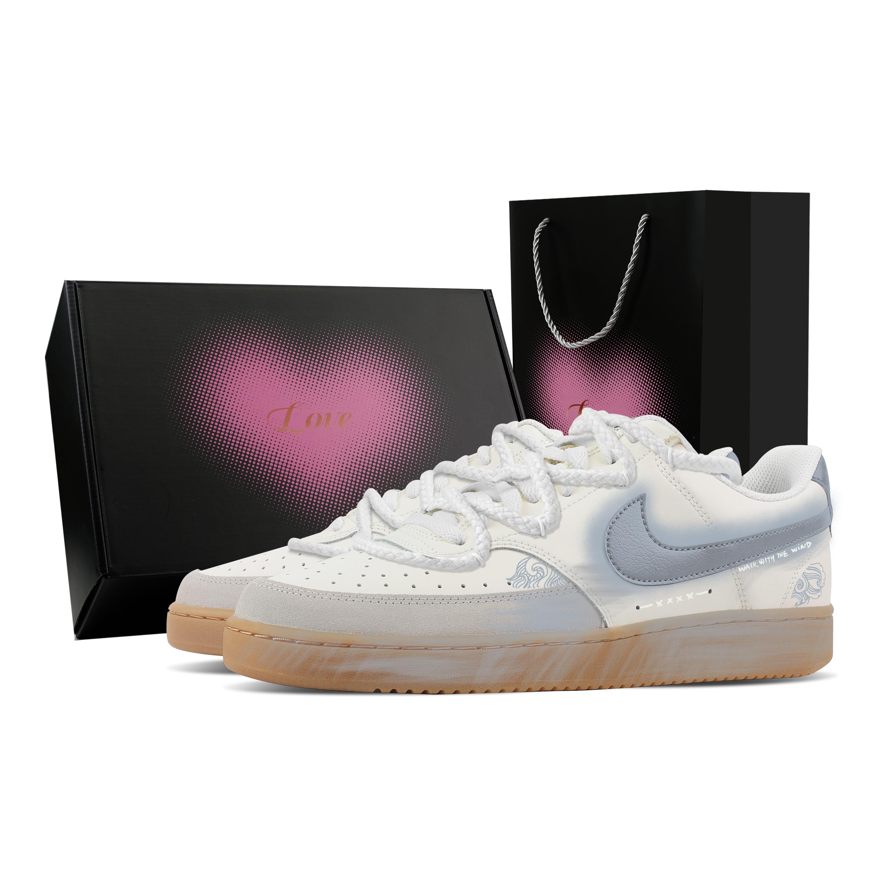 Nike Court Vision Gray Cloud Layer, Heart Box Abrasion Resistant Low top Skateboard Shoes Men s Blue White HF1068-133(Team773--) 42
Nike Court Vision Gray Cloud Layer, Heart Box Abrasion Resistant Low top Skateboard Shoes Men s Blue White HF1068-133(Team773--) 42
