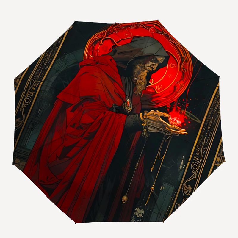 1pc Mage Flame Automatic Umbrella - 8-Rib Portable Folding Black Iron Frame for Outdoor, Beach, Travel, Beach Umbrella,070
1pc Mage Flame Automatic Umbrella - 8-Rib Portable Folding Black Iron Frame for Outdoor, Beach, Travel, Beach Umbrella,070