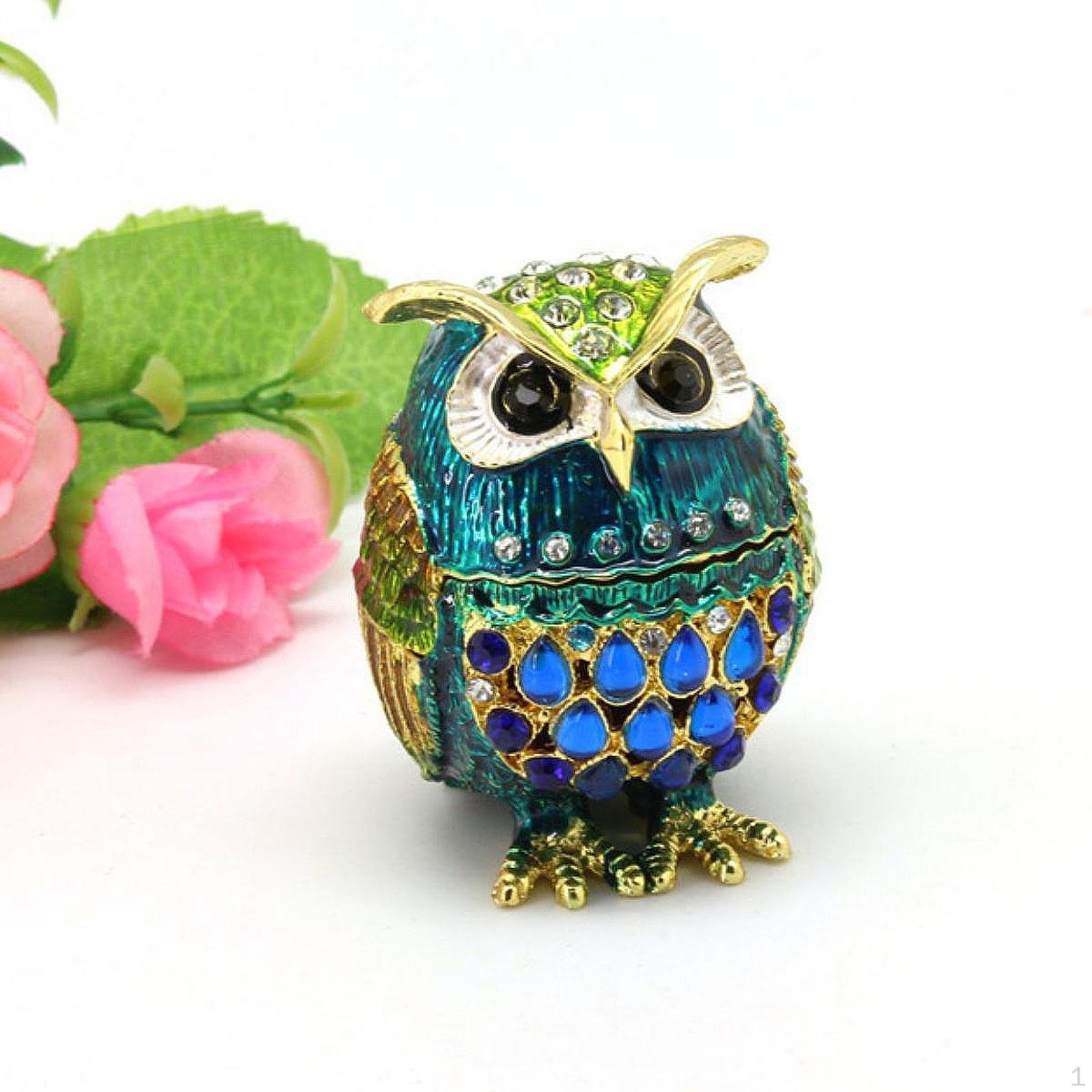 Animal Figurine Jewelry Box for Home Organization Owl Sculpture Gifts Women
Animal Figurine Jewelry Box for Home Organization Owl Sculpture Gifts Women