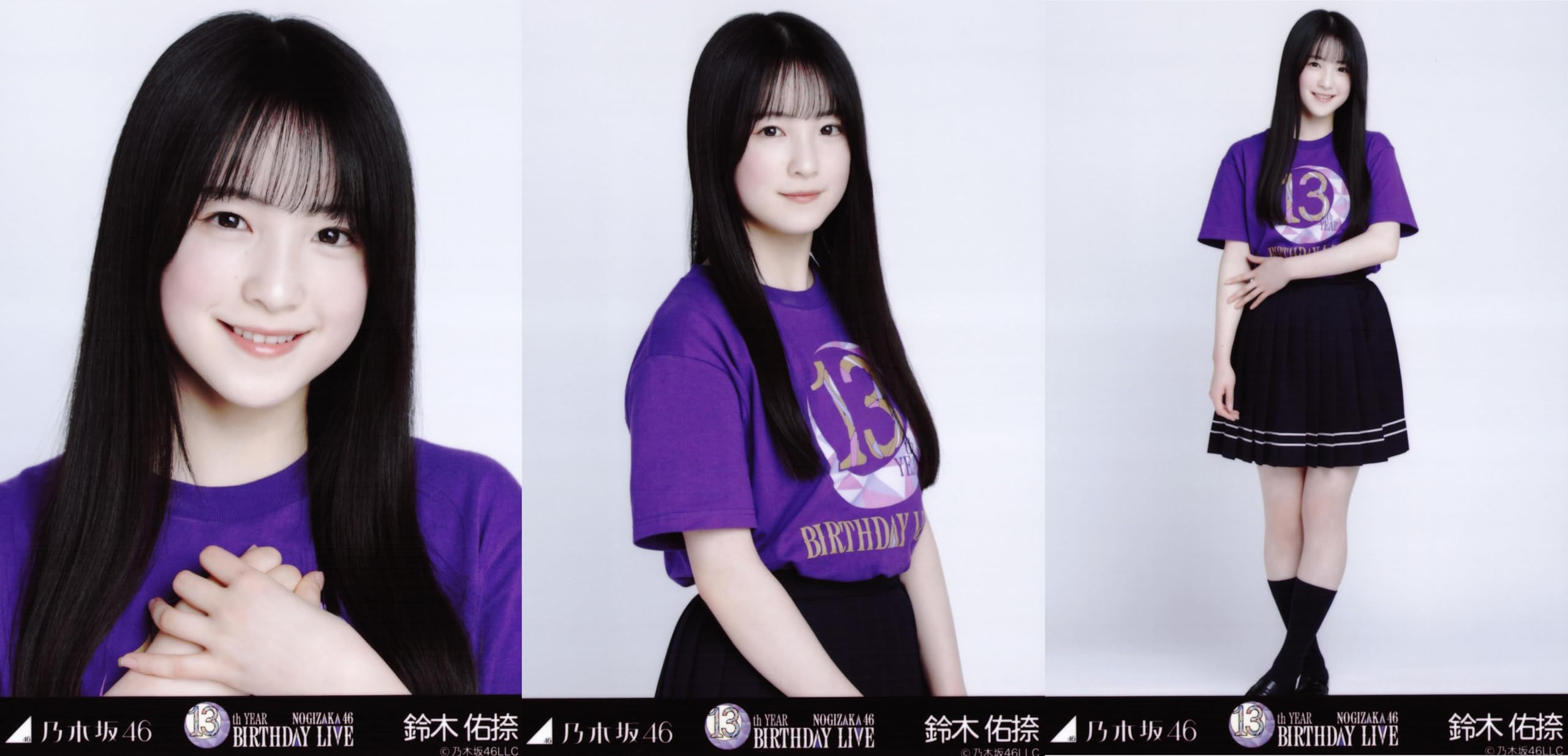 Nogizaka46 Raw Photo 13th Blu-ray Live T-shirt 3-piece set Suzuki Yuna
Nogizaka46 Raw Photo 13th Blu-ray Live T-shirt 3-piece set Suzuki Yuna