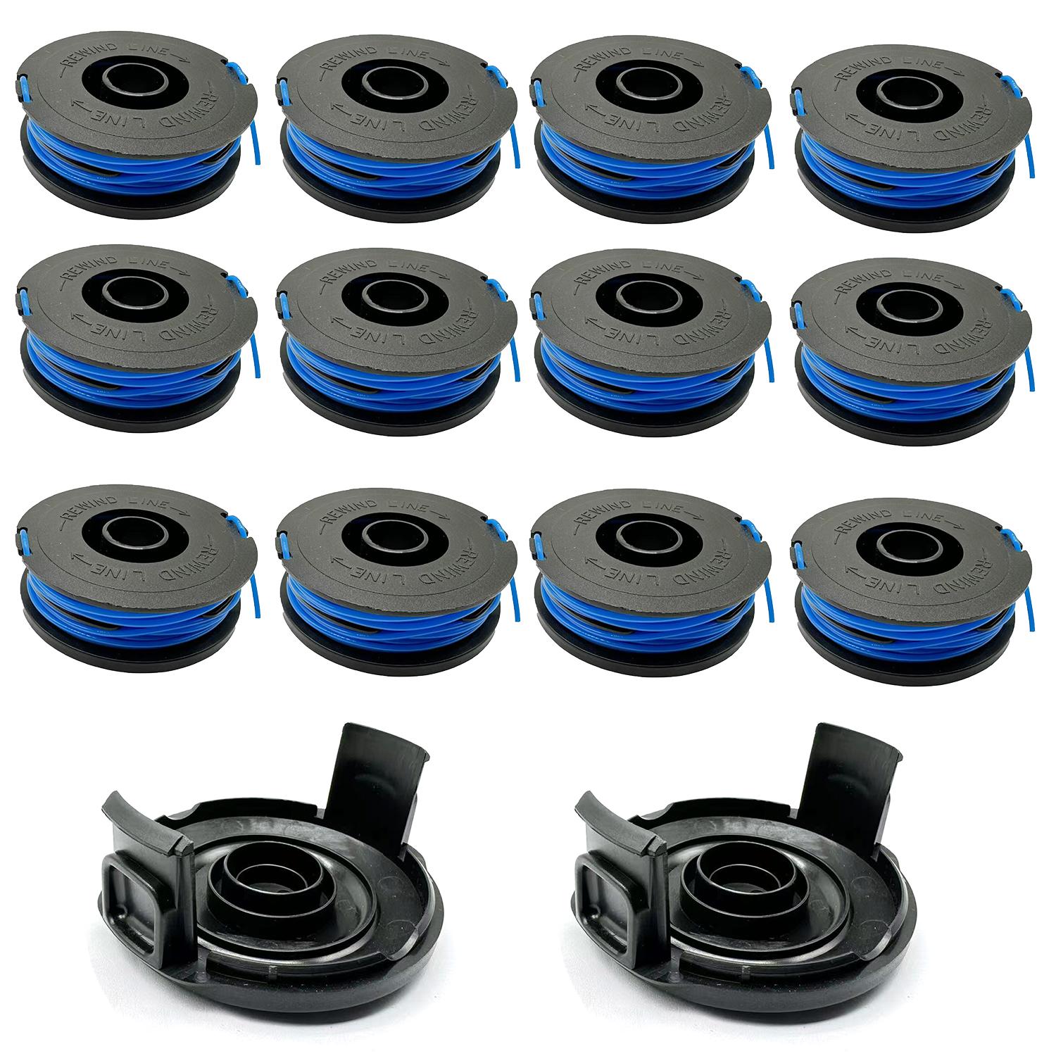 RSJA-01+RSJA-01-1 For Spear & Jackson GT600/GT450 Lawn Mower 12 Replacement Spool + 2 Spool Cap A
RSJA-01+RSJA-01-1 For Spear & Jackson GT600/GT450 Lawn Mower 12 Replacement Spool + 2 Spool Cap A