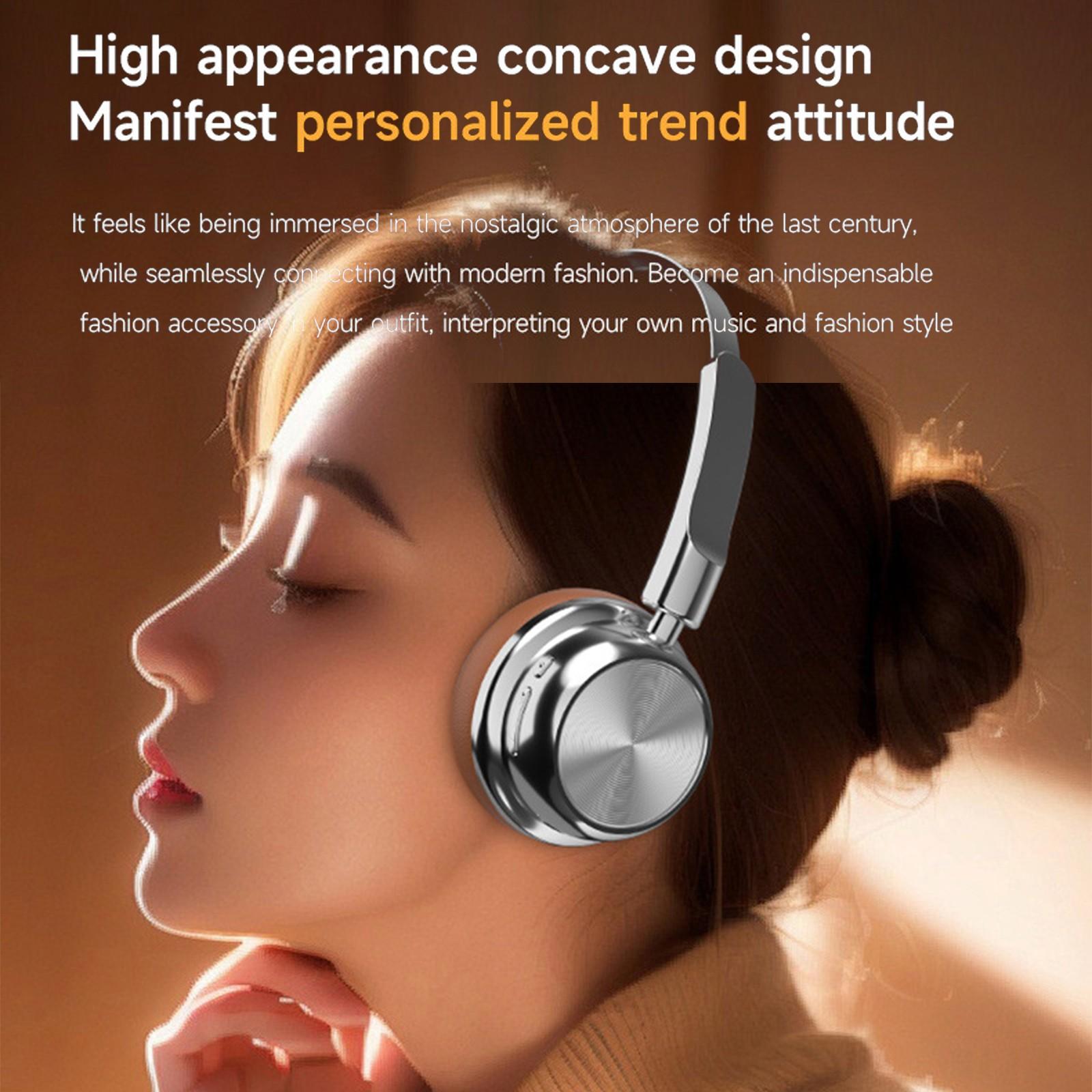 Metal Frame Wireless Headsets High Fidelitys Sound 40mm Driver 30H Playtimes For Music Enthusiasts коричневий
Metal Frame Wireless Headsets High Fidelitys Sound 40mm Driver 30H Playtimes For Music Enthusiasts коричневий