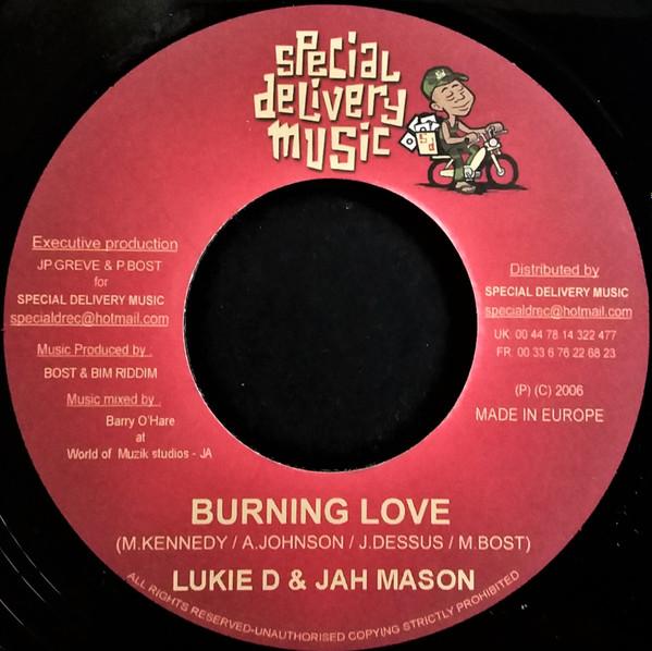 7inch Record LUKIE D & JAH MASON - Burning Love NONE Special Deliver 2006 UK Reggae, Ska & Dub Used
7inch Record LUKIE D & JAH MASON - Burning Love NONE Special Deliver 2006 UK Reggae, Ska & Dub Used