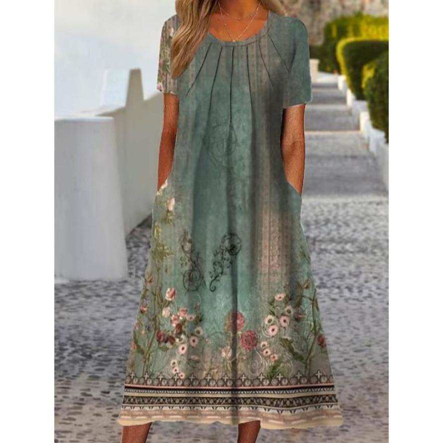 YYFS Женская мода Лето Весна Цветочный узор Принт Короткие рукава О-образный вырез Свободная талия Повседневные платья XXXL зелёный
YYFS Женская мода Лето Весна Цветочный узор Принт Короткие рукава О-образный вырез Свободная талия Повседневные платья XXXL зелёный