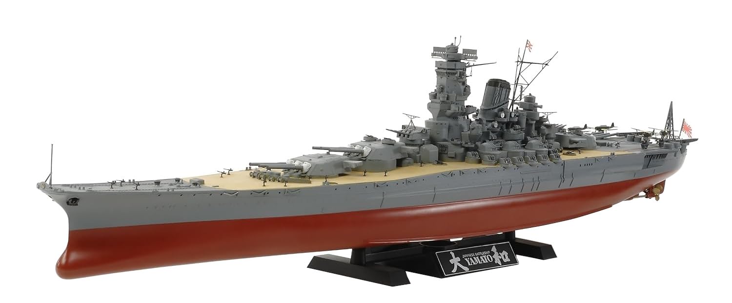 Tamiya 1/350 Ship Series No.30 Японский военно-морской линкор Ямато Пластиковая модель 78030
Tamiya 1/350 Ship Series No.30 Японский военно-морской линкор Ямато Пластиковая модель 78030