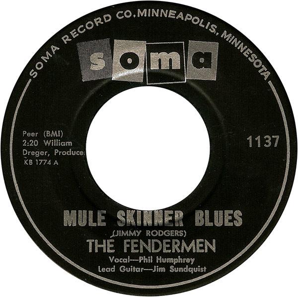 7inch Record FENDERMEN - Mule Skinner Blues / Torture 1137 Soma 1960 US Rock Used
7inch Record FENDERMEN - Mule Skinner Blues / Torture 1137 Soma 1960 US Rock Used