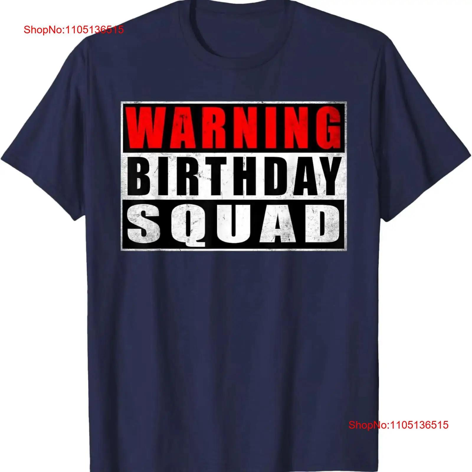Warning Birthday Squad Funny Quotes Vintage T Shirt vintage Washed Versatile Comfortable fashion Soft Top For Everyday Wear 5XL різнокольоровий
Warning Birthday Squad Funny Quotes Vintage T Shirt vintage Washed Versatile Comfortable fashion Soft Top For Everyday Wear 5XL різнокольоровий
