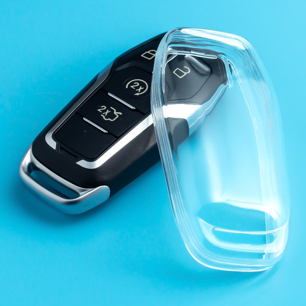 Slim Car Key Fob Case Cover Keychain For Ford F150 Fusion Explorer Mustang Edge Mondeo Lincoln MKC MKX MKZ Black Transparent
Slim Car Key Fob Case Cover Keychain For Ford F150 Fusion Explorer Mustang Edge Mondeo Lincoln MKC MKX MKZ Black Transparent