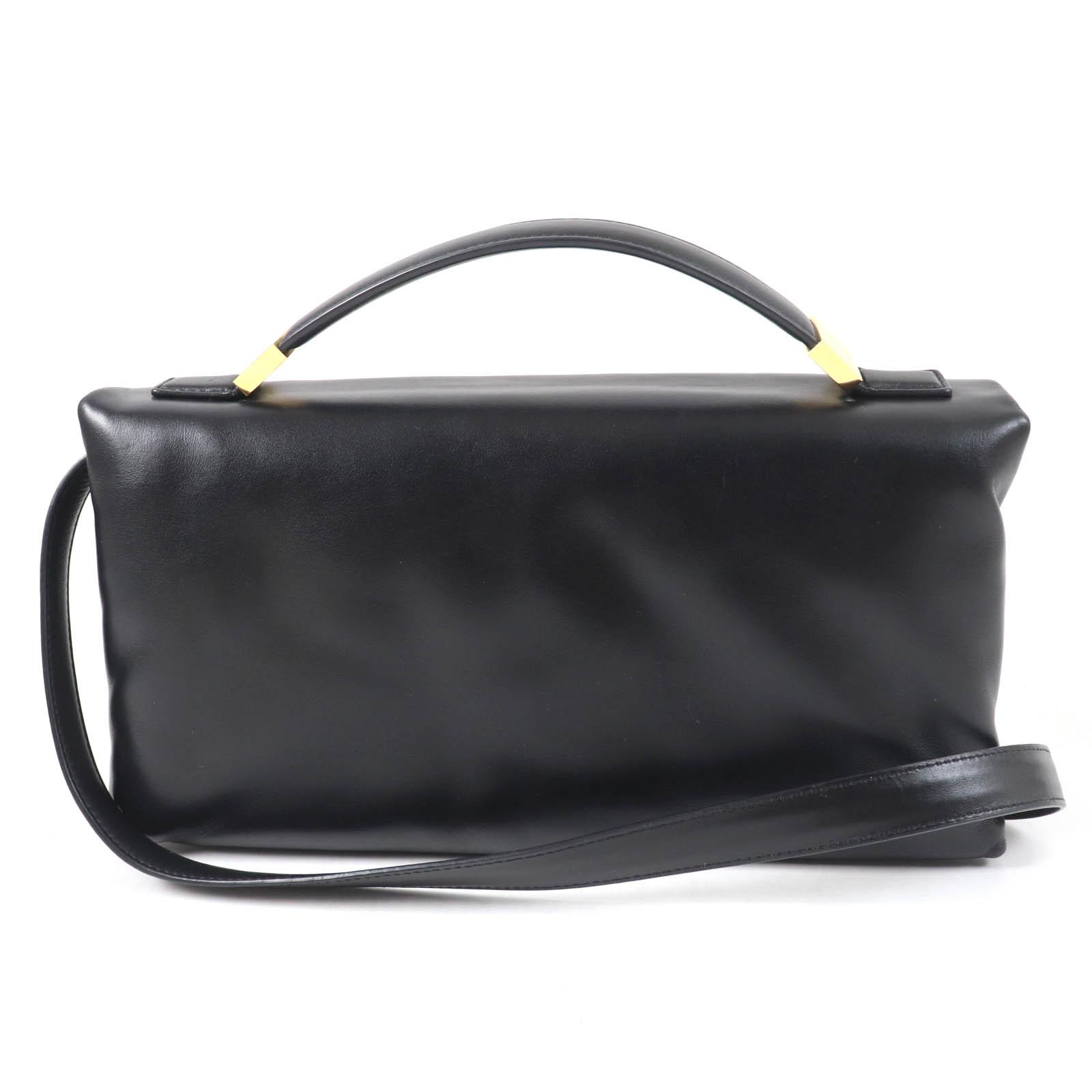 MARNI Shoulder Bag PRISMA puffer 2WAY hand black leather Women BMMP0130U1 Used
MARNI Shoulder Bag PRISMA puffer 2WAY hand black leather Women BMMP0130U1 Used